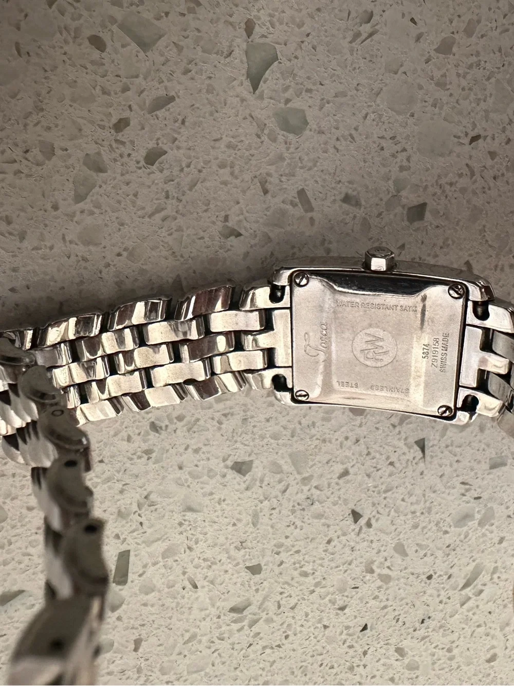 Raymond Weil Tosca 5874 Women’s Swiss Quartz Watch Stainless Steel MOP Dial
